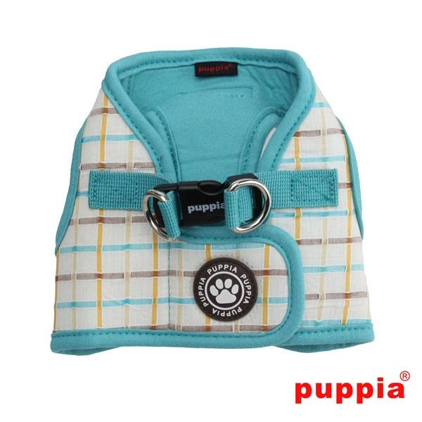 Puppia Tot Harness model B Aqua ( Alleen Small ) - Premium hondentuig > honden harnas from Puppia - Just €20! Shop now at Frenkiezdogshop