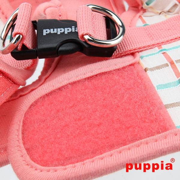 Puppia Tot Vest Harness model B Peach ( Small ) - Premium hondentuig > honden harnas from Puppia - Just €20! Shop now at Frenkiezdogshop