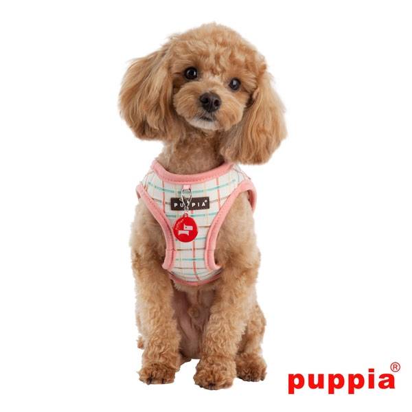 Puppia Tot Vest Harness model B Peach ( Small ) - Premium hondentuig > honden harnas from Puppia - Just €20! Shop now at Frenkiezdogshop