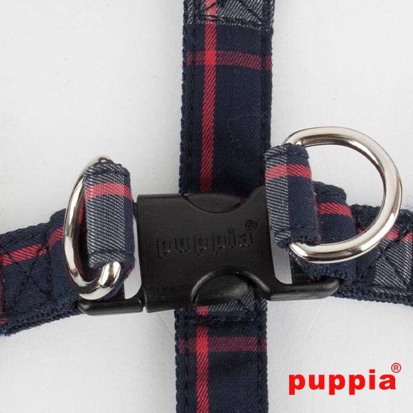 Puppia Vogue Harness X Navy ( LARGE ) hondentuig > honden harnas > overige modellen Medium