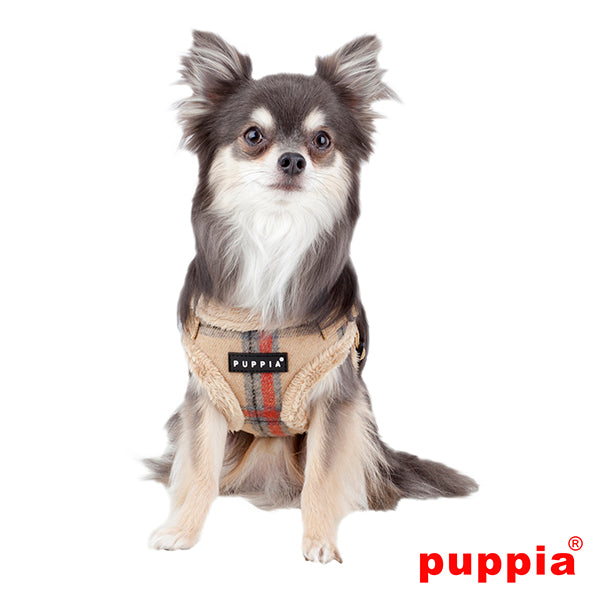 Puppia Kemp Harness model C Beige - Premium hondentuig > honden harnas from Puppia - Just €20! Shop now at Frenkiezdogshop