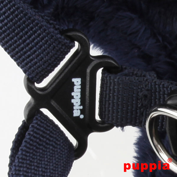 Puppia Kemp Harness model C Navy - Premium hondentuig > honden harnas from Puppia - Just €20! Shop now at Frenkiezdogshop