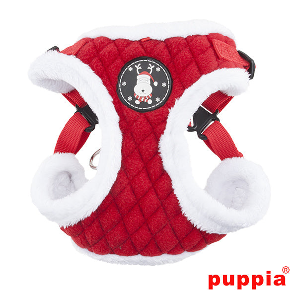 Puppia Blitzen Harness model C Red - Premium hondentuig > honden harnas from Puppia - Just €20! Shop now at Frenkiezdogshop