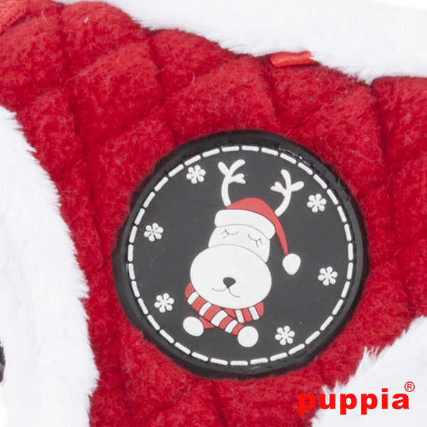 Puppia Blitzen Harness model C Red - Premium hondentuig > honden harnas from Puppia - Just €20! Shop now at Frenkiezdogshop