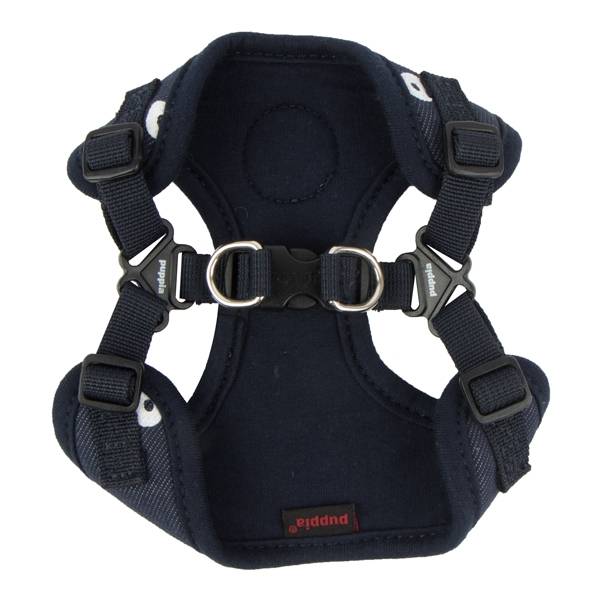 Puppia Algo Harness model C Navy - Premium hondentuig > honden harnas from Puppia - Just €10! Shop now at Frenkiezdogshop