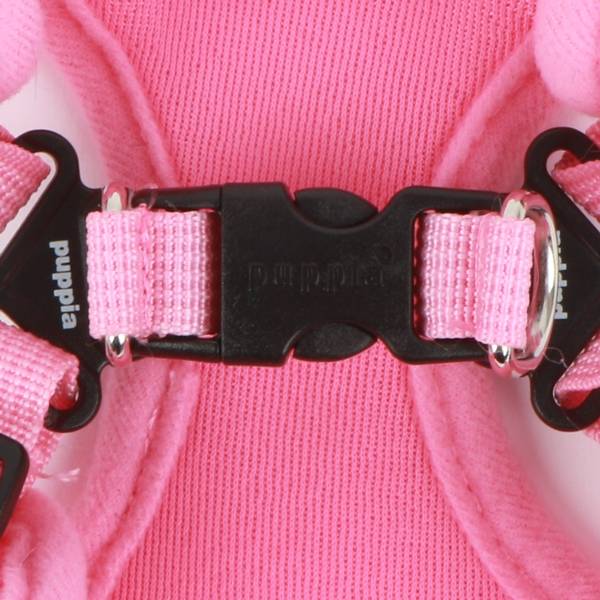 Puppia Soft Harness model C Pink hondentuig > honden harnas > model C Small