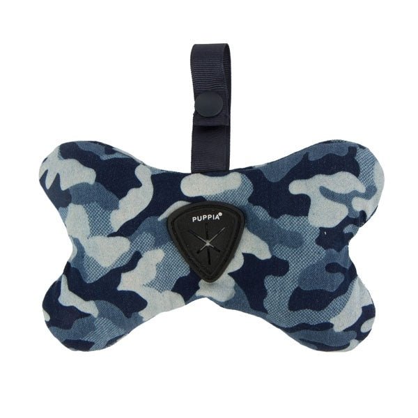 Puppia Bobby Waste Bag Dispenser Camo Navy Poepzakjeshouder > Poepzakhouder Standaard/One Size