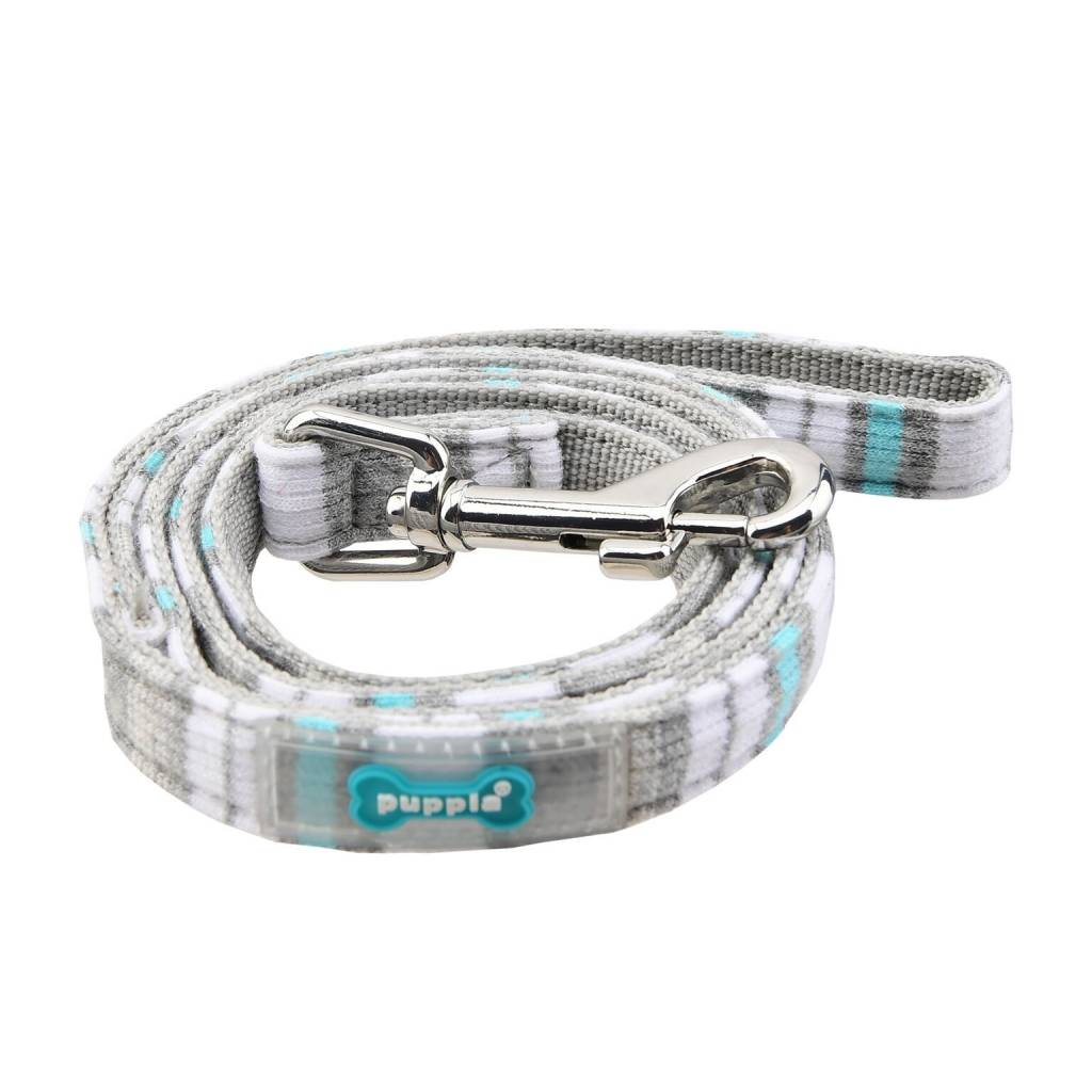 Puppia Oceane Lijn Grey - Premium hondenriem > hondenlijn from Puppia - Just €10! Shop now at Frenkiezdogshop