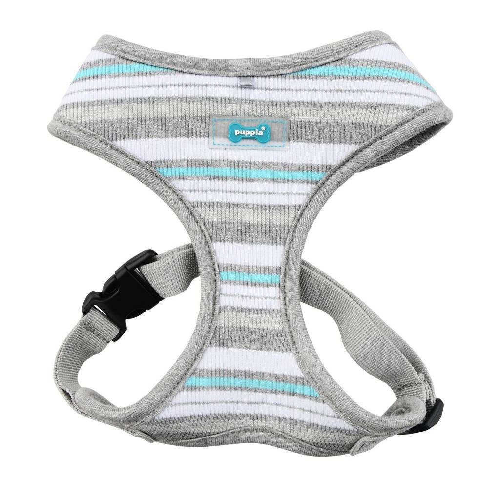 Puppia Oceane Harness Model A Grey ( Small & X - Large ) hondentuig > honden harnas > model A Small