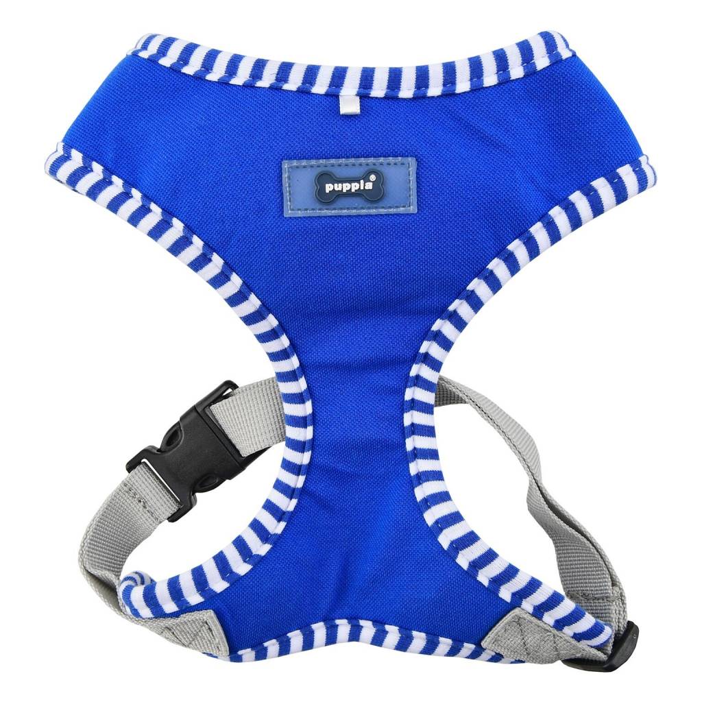 Puppia Harness Naunet Model A Royal Blue hondentuig > honden harnas > model A Small
