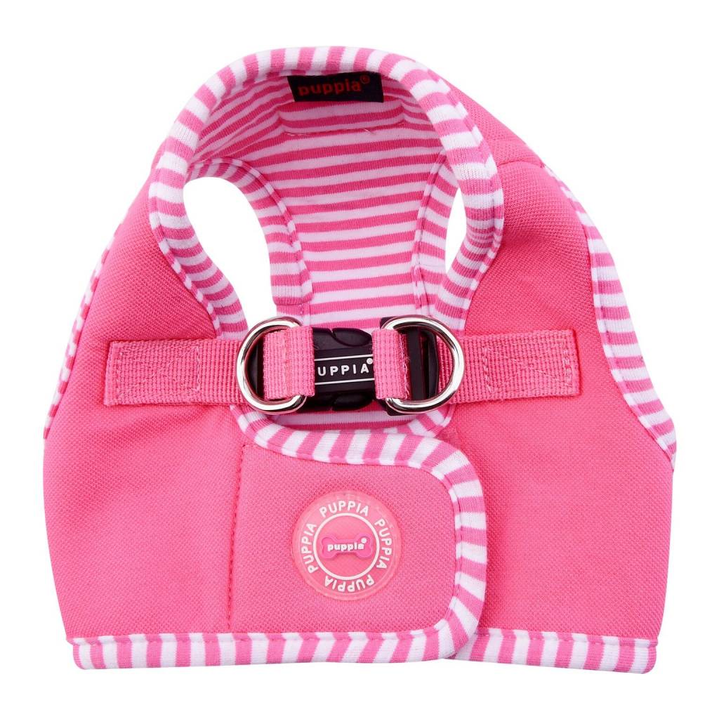 Puppia Naunet Vest Harness model B Pink ( X-LARGE ) - Premium hondentuig > honden harnas from Puppia - Just €20! Shop now at Frenkiezdogshop