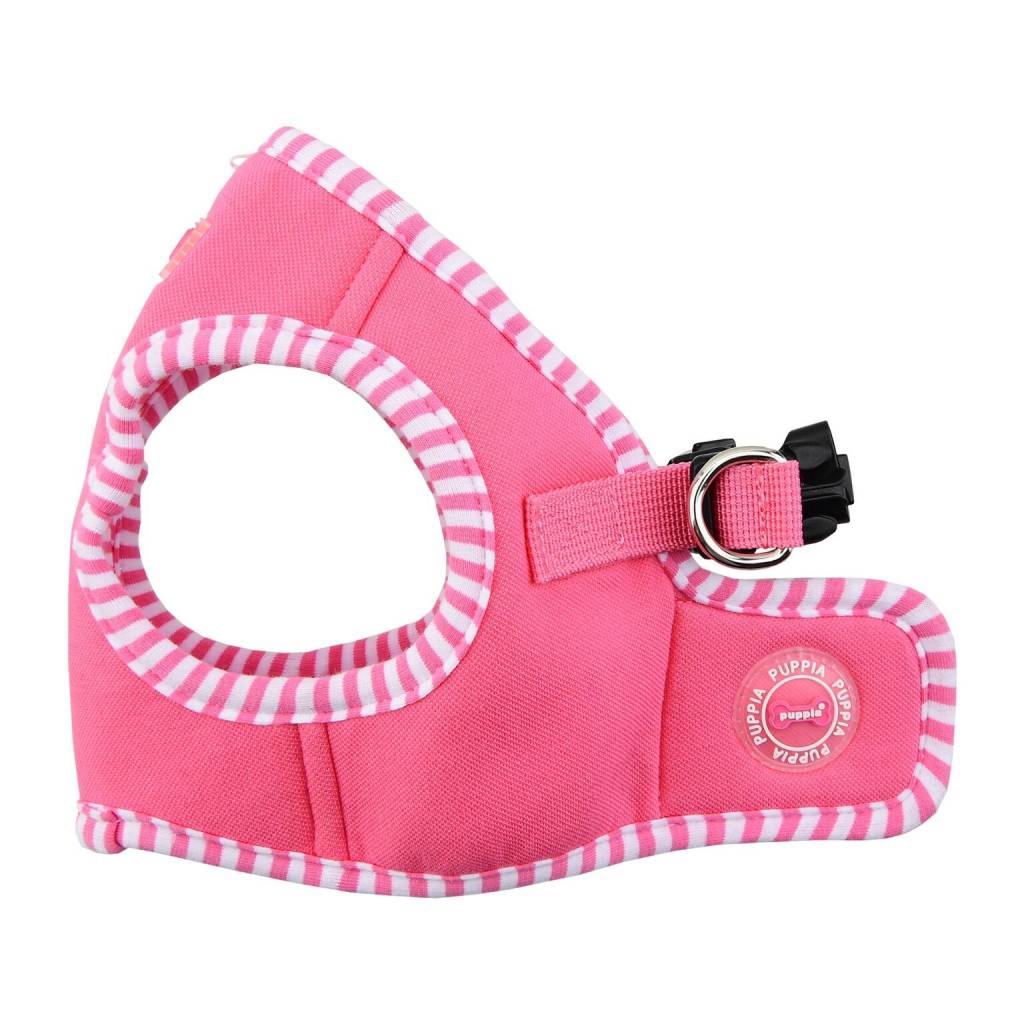 Puppia Naunet Vest Harness model B Pink ( X-LARGE ) - Premium hondentuig > honden harnas from Puppia - Just €20! Shop now at Frenkiezdogshop