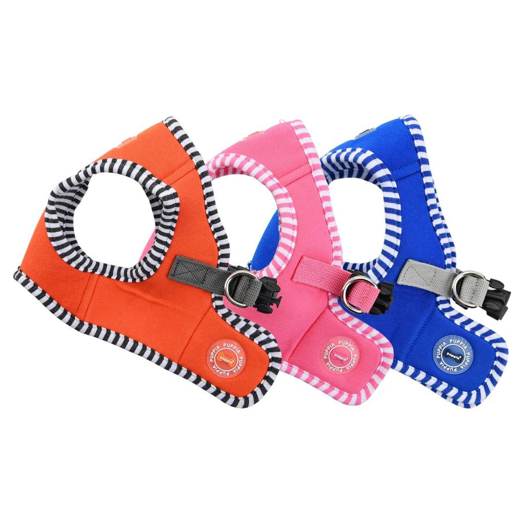 Puppia Naunet Vest Harness model B Pink ( X-LARGE ) - Premium hondentuig > honden harnas from Puppia - Just €20! Shop now at Frenkiezdogshop