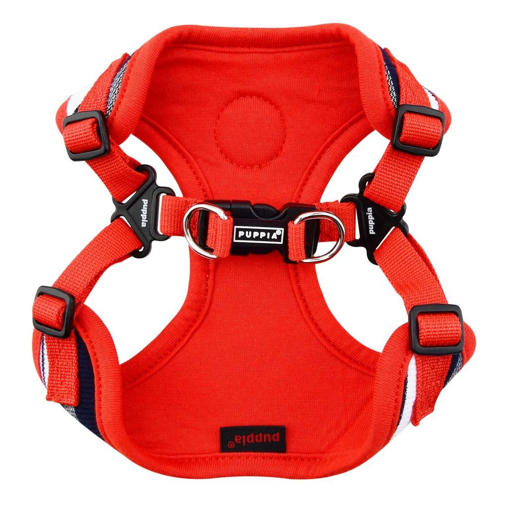 Puppia Oceane Harness Model C Red ( LARGE) hondentuig > honden harnas > model C Small