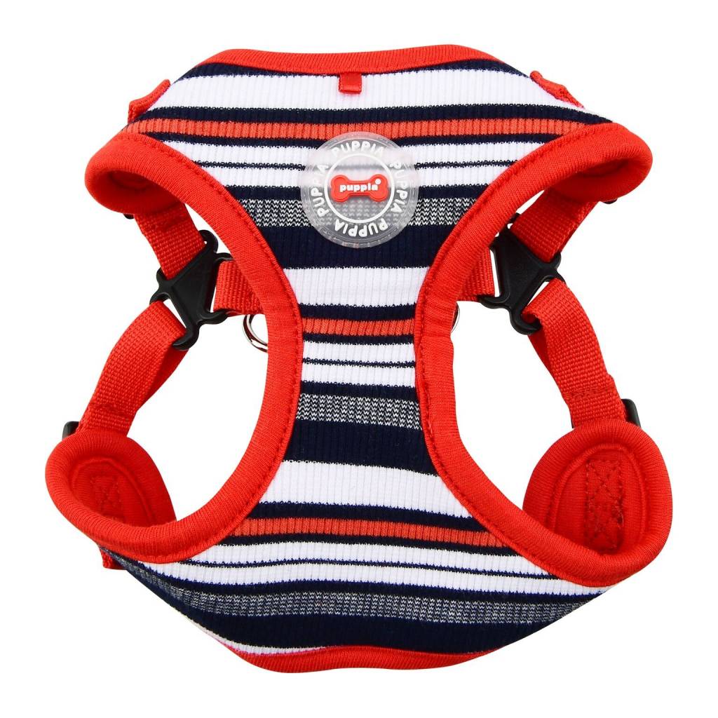 Puppia Oceane Harness Model C Red ( LARGE) - Premium hondentuig > honden harnas from Puppia - Just €20! Shop now at Frenkiezdogshop