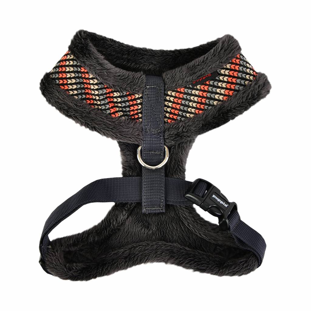 Puppia Elliot Harness model A grey ( ALLEEN XLARGE ) hondentuig > honden harnas > model A Large