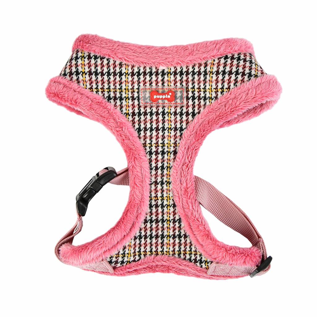 Puppia Auden Harness model A indian pink - Premium hondentuig > honden harnas from Puppia - Just €20! Shop now at Frenkiezdogshop