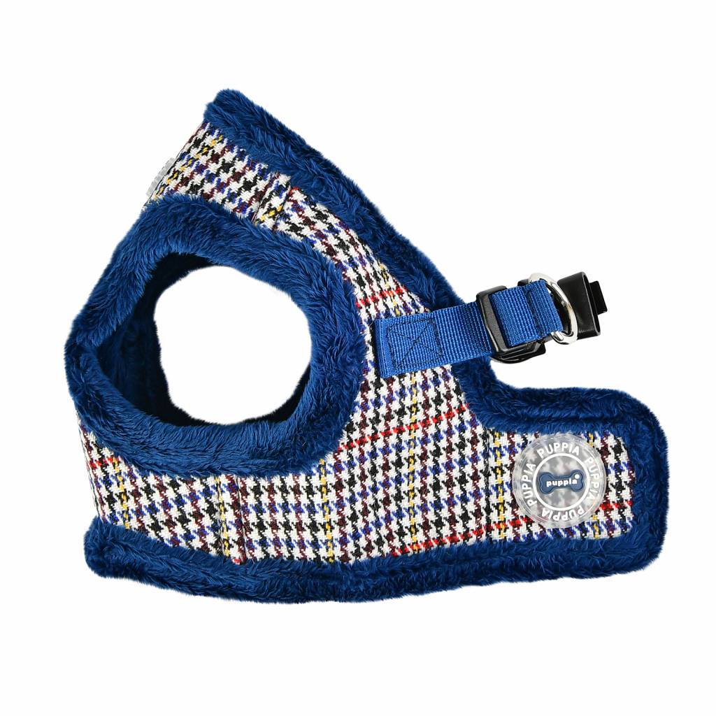 Puppia Auden Harness model B blue - Premium hondentuig > honden harnas from Puppia - Just €20! Shop now at Frenkiezdogshop