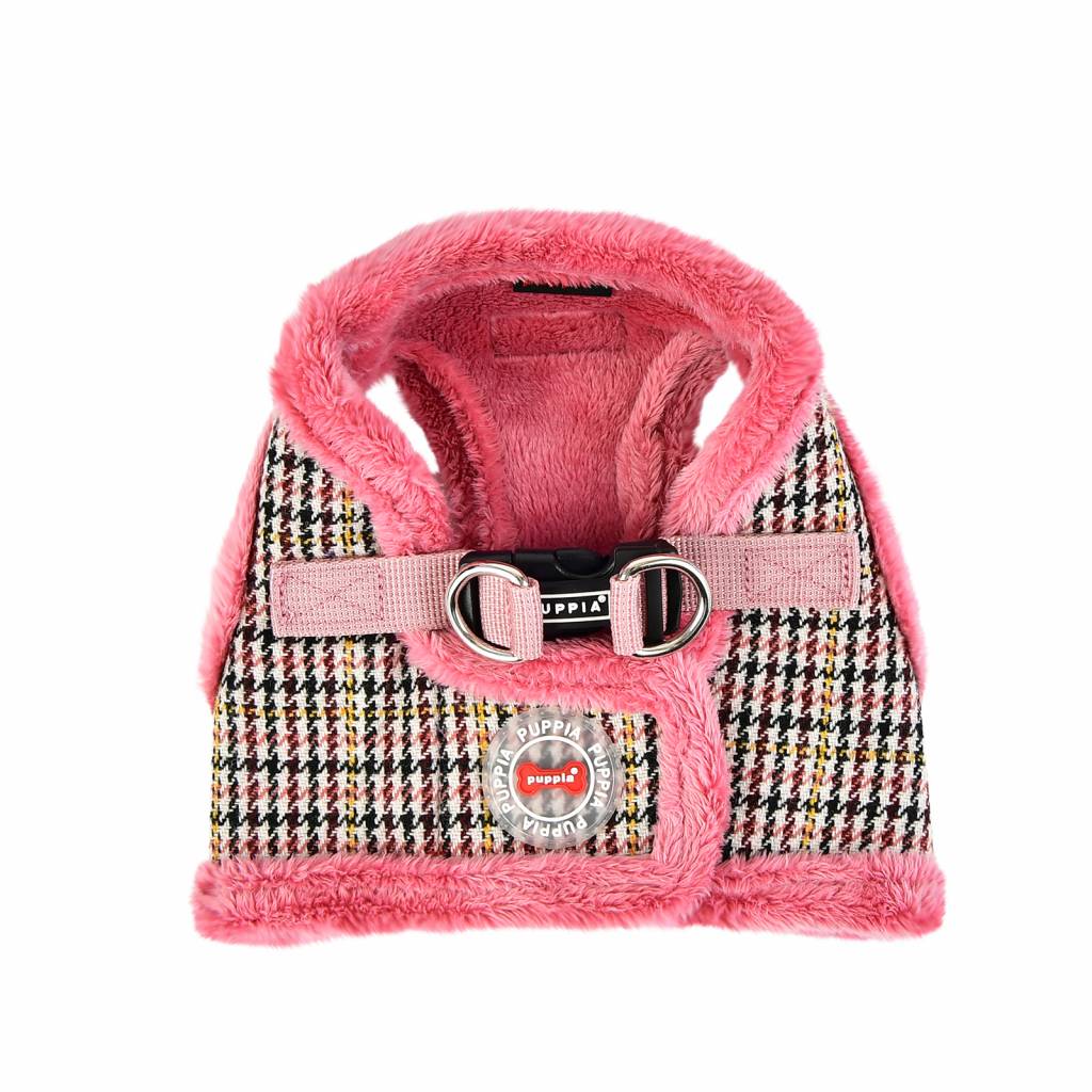 Puppia Auden Harness model B indian pink hondentuig > honden harnas > model B Small