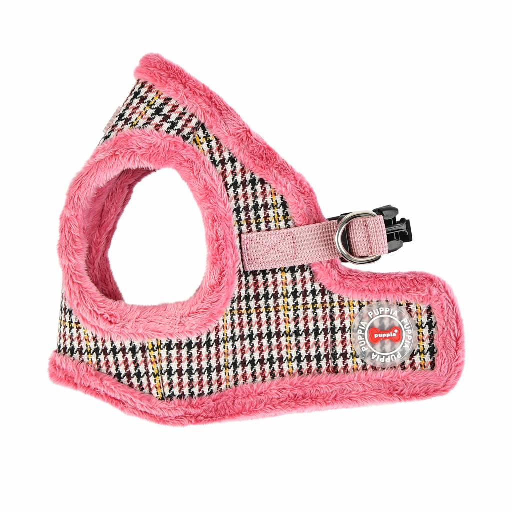 Puppia Auden Harness model B indian pink hondentuig > honden harnas > model B Small