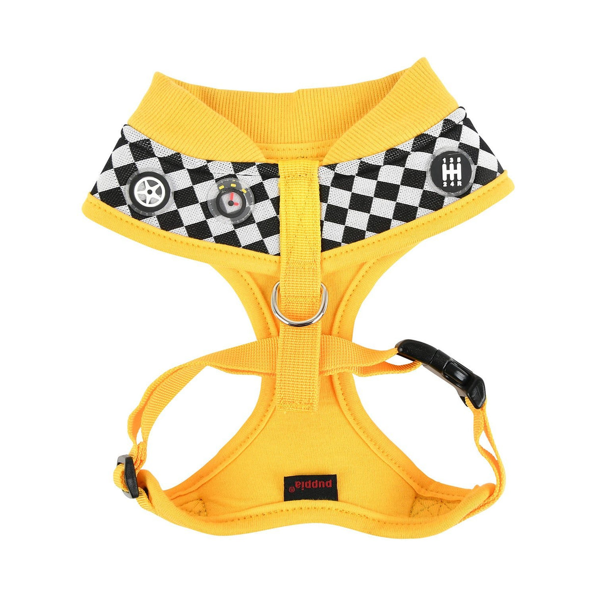 Puppia Racer Harness Model A Yellow hondentuig > honden harnas > model A Small
