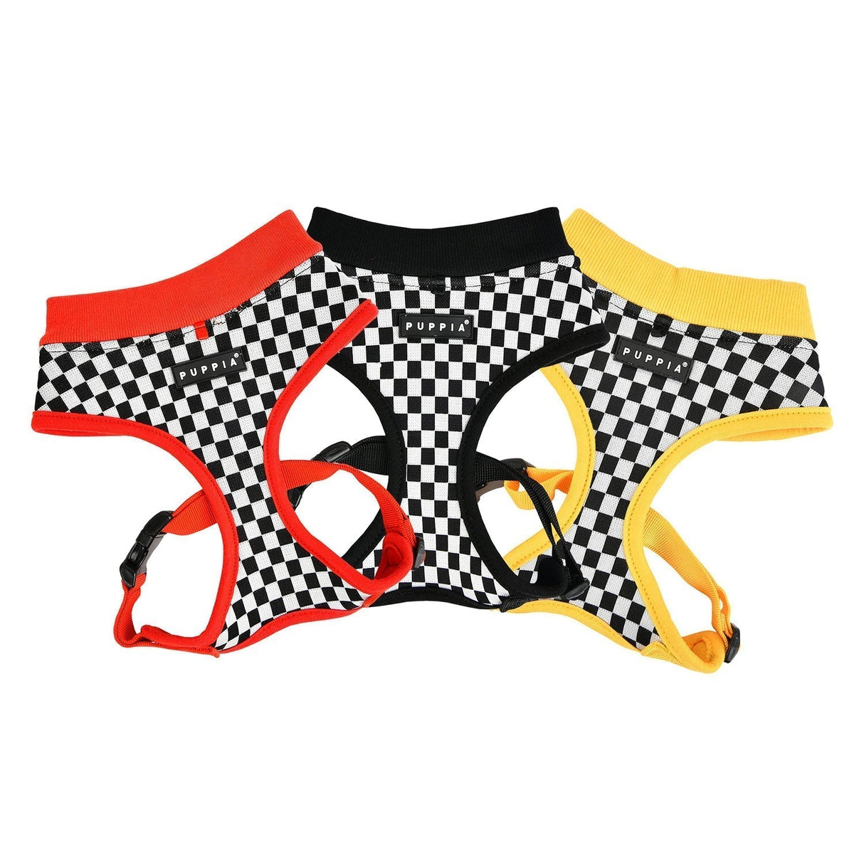Puppia Racer Harness Model A Yellow hondentuig > honden harnas > model A Small