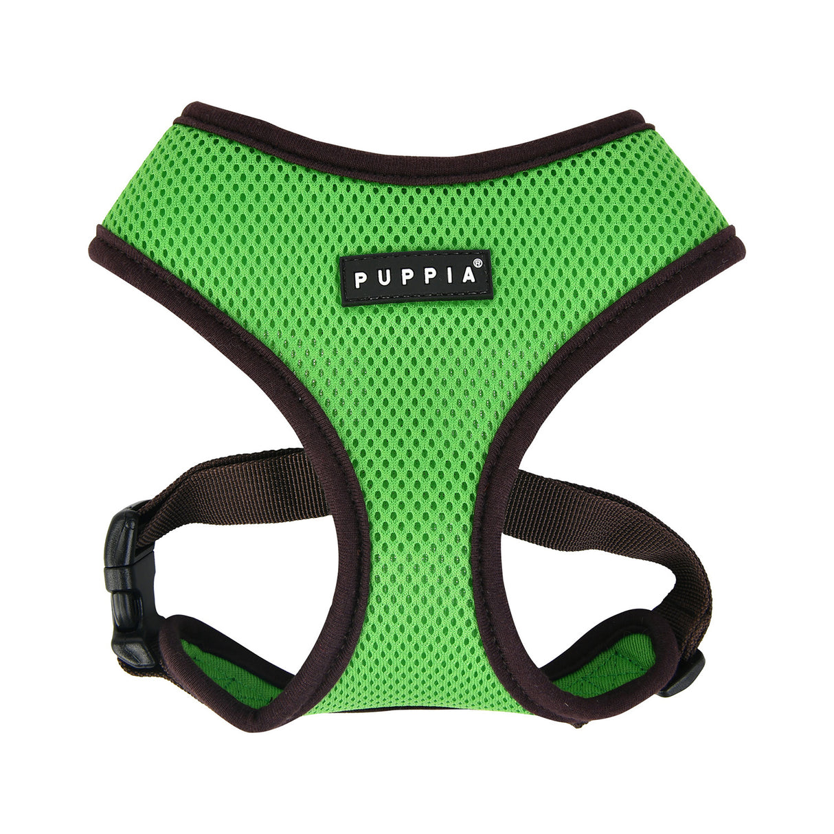 Puppia Soft Harness II model A Green hondentuig > honden harnas > model A Small