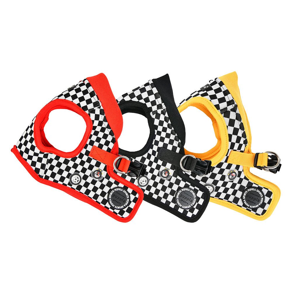 Puppia Harness B Racer Yellow hondentuig > honden harnas > model B Small