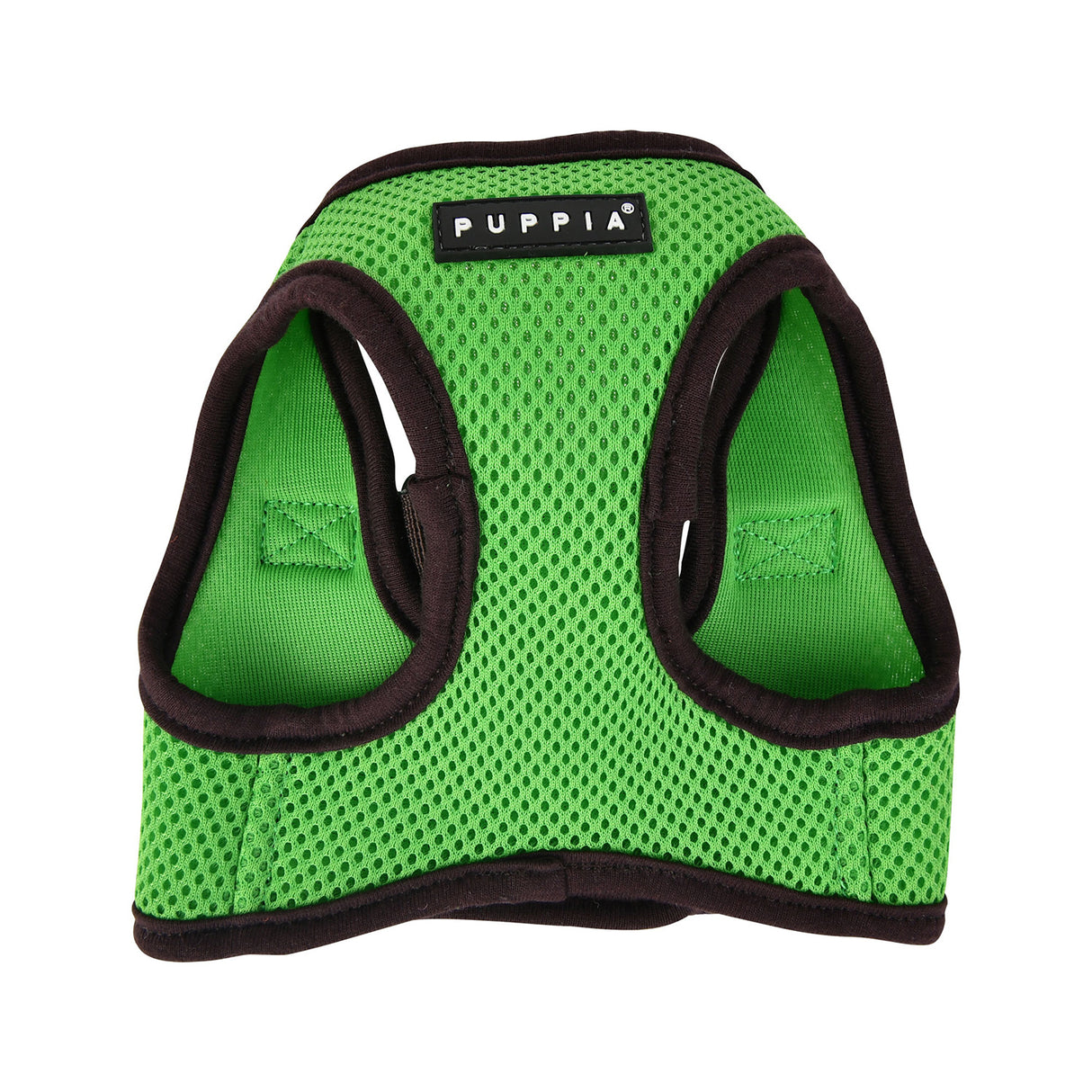 Puppia Soft Vest Harness II model B Green hondentuig > honden harnas > model B Small