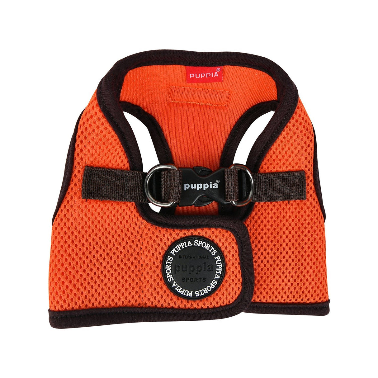 Puppia Soft Vest Harness II model B Orange hondentuig > honden harnas > model B Small