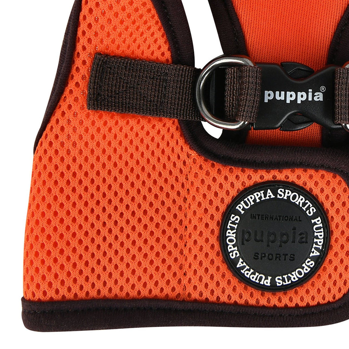 Puppia Soft Vest Harness II model B Orange hondentuig > honden harnas > model B Small