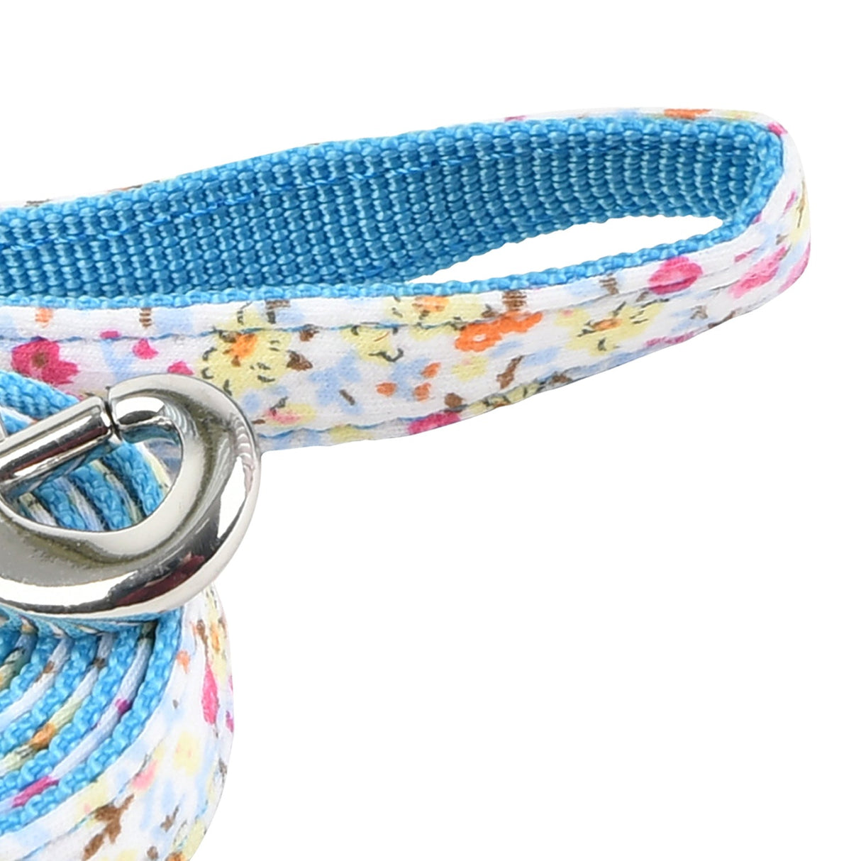 Puppia Wildflower Lijn Sky Blue - Premium hondenriem > hondenlijn from Puppia - Just €10! Shop now at Frenkiezdogshop