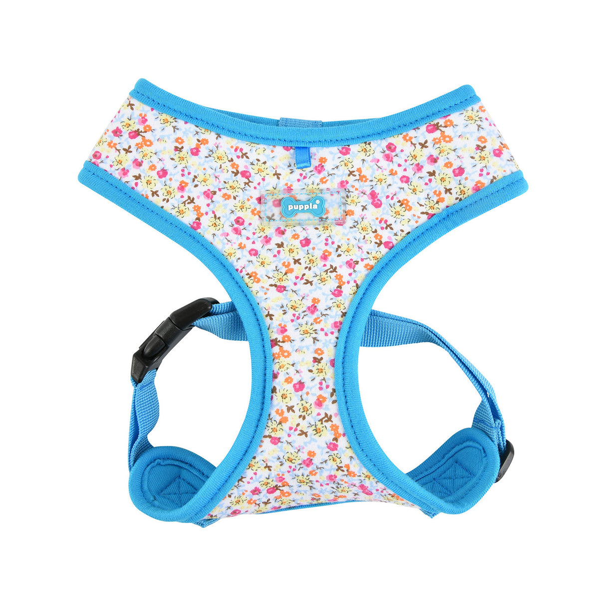 Puppia Wildflower Harness Model A Sky Blue ( X-Large ) - Premium hondentuig > honden harnas from Puppia - Just €14.99! Shop now at Frenkiezdogshop