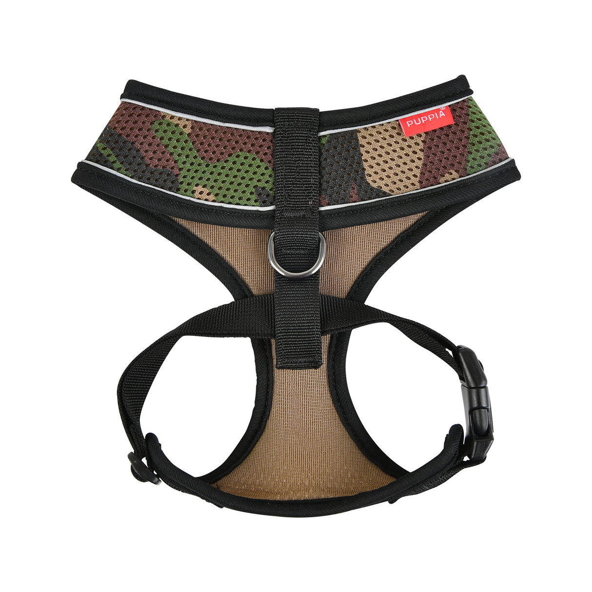 Puppia Soft Harness PRO model A Camo hondentuig > honden harnas > model A Small