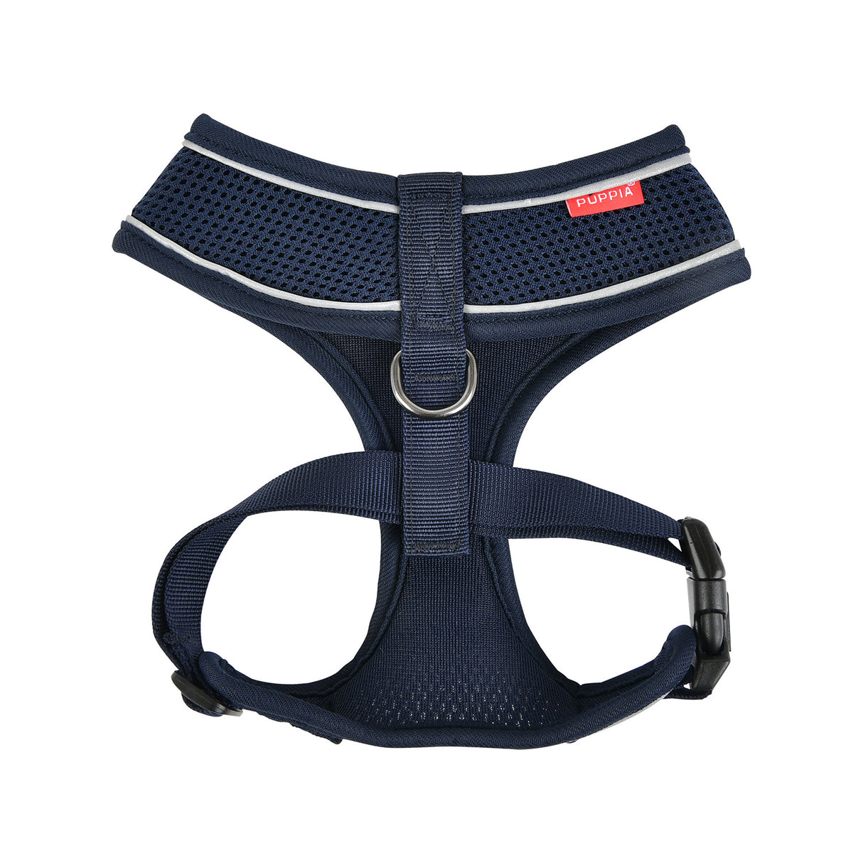 Puppia Soft Harness PRO model A Navy hondentuig > honden harnas > model A Small