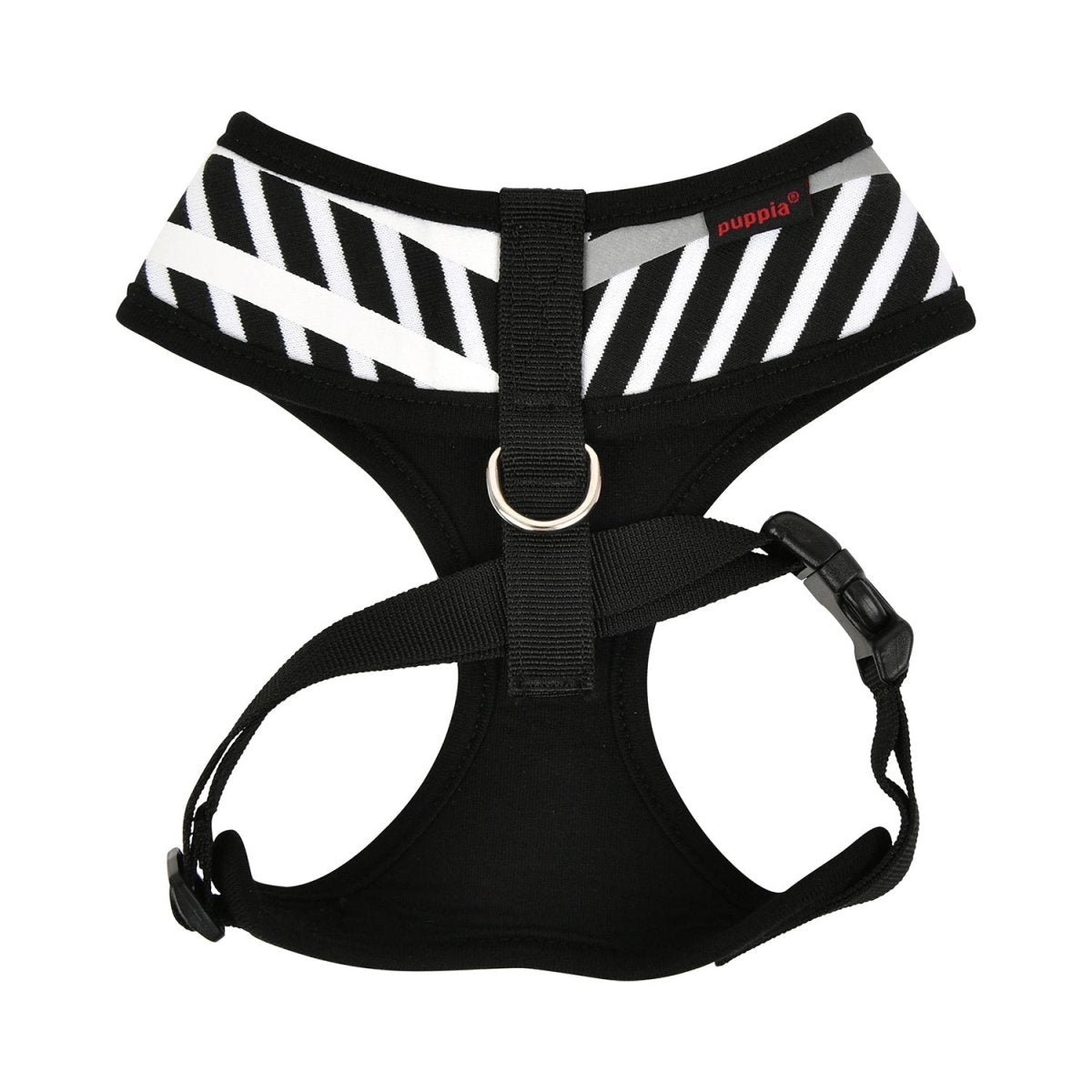 Puppia Briton Harness Model A Black ( L ) hondentuig > honden harnas > model A Small