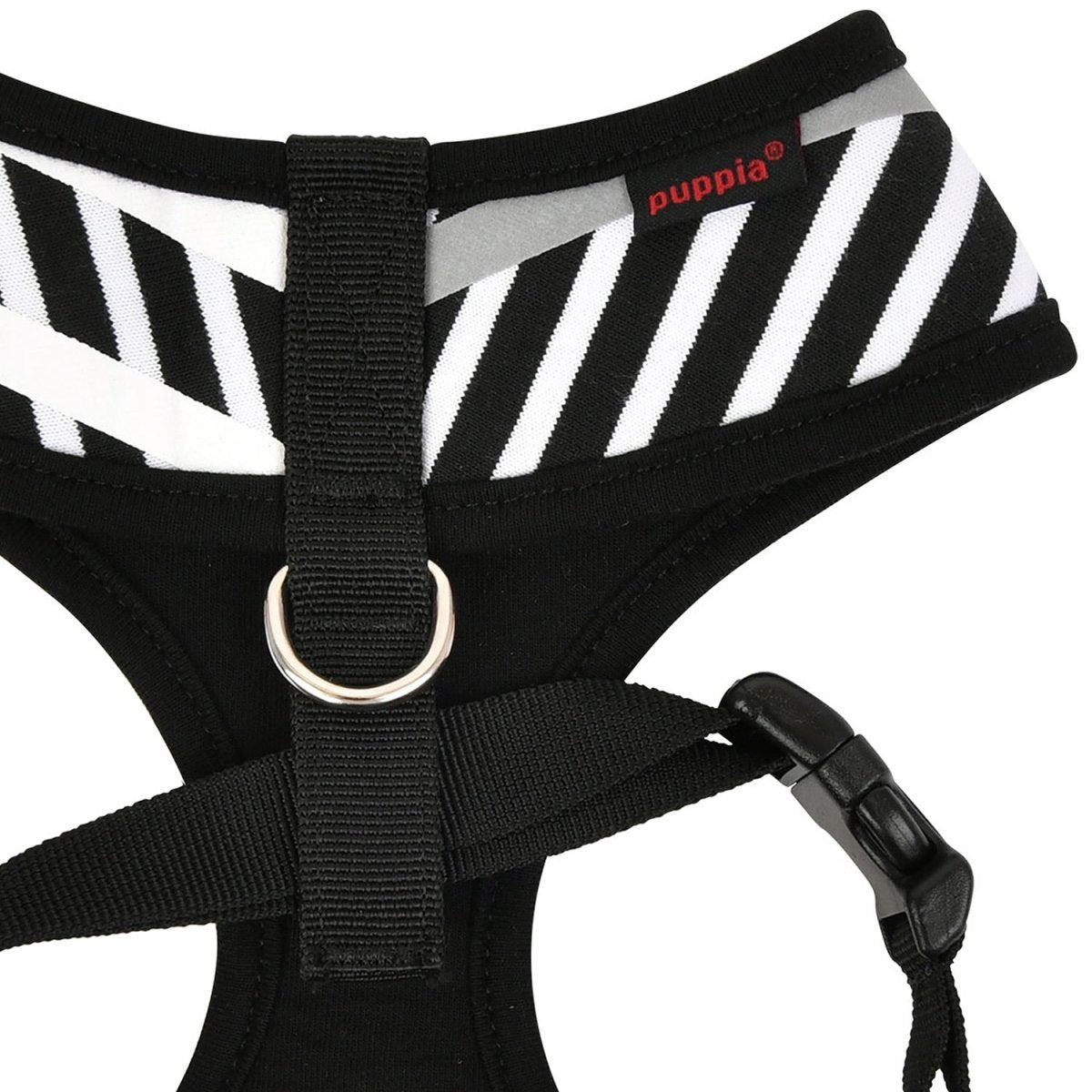 Puppia Briton Harness Model A Black ( L ) hondentuig > honden harnas > model A Small