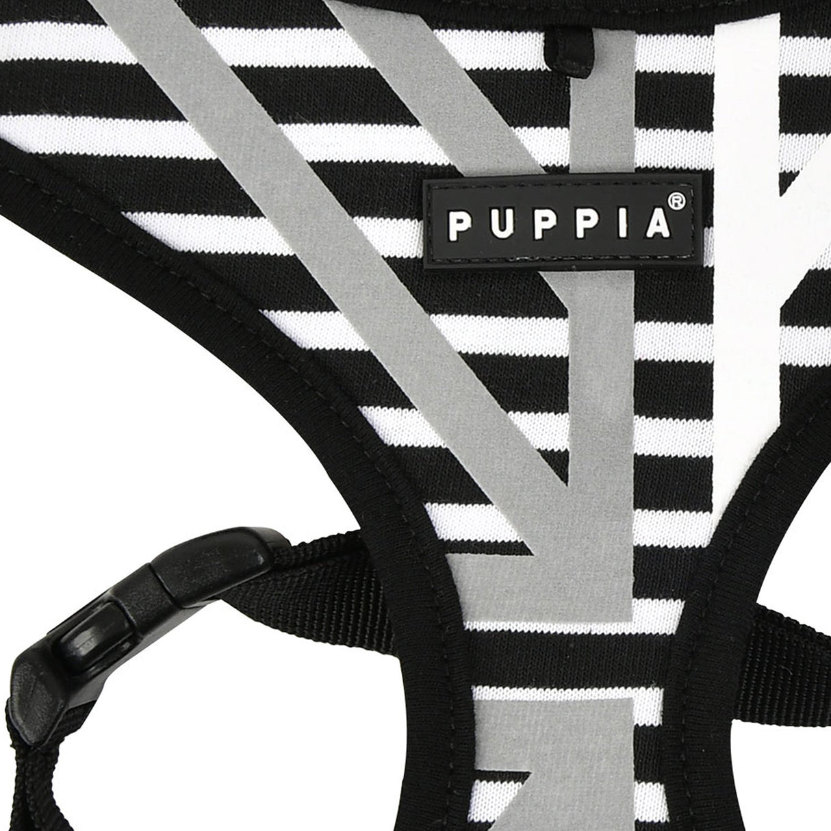 Puppia Briton Harness Model A Black - Premium hondentuig > honden harnas from Puppia - Just €20! Shop now at Frenkiezdogshop