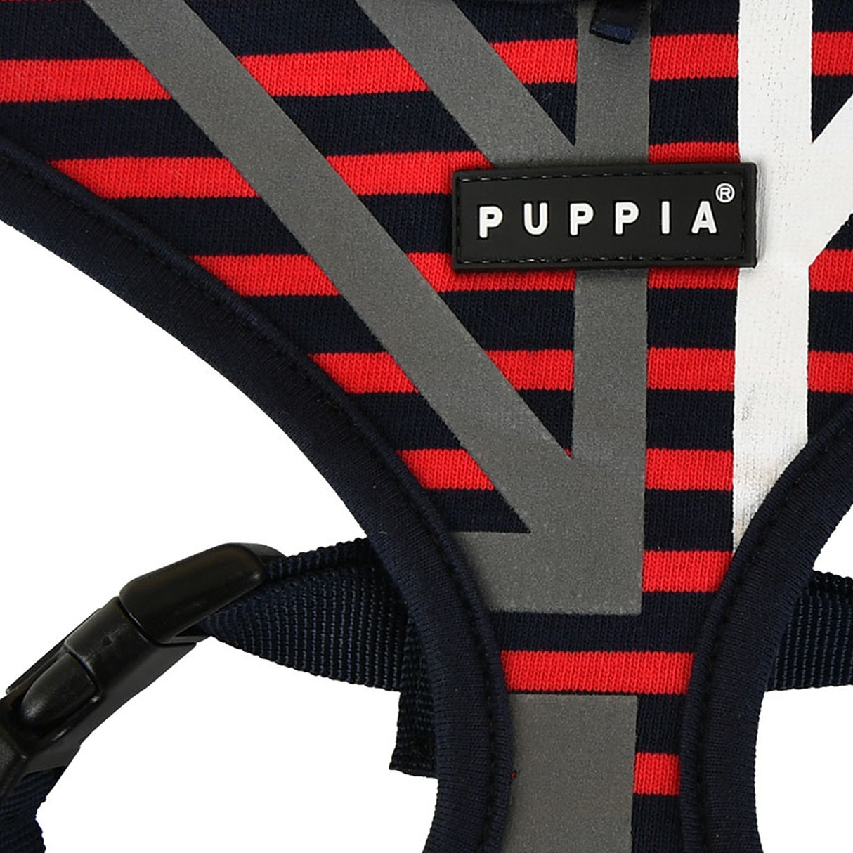 Puppia Briton Harness Model A Red - Premium hondentuig > honden harnas from Puppia - Just €20! Shop now at Frenkiezdogshop
