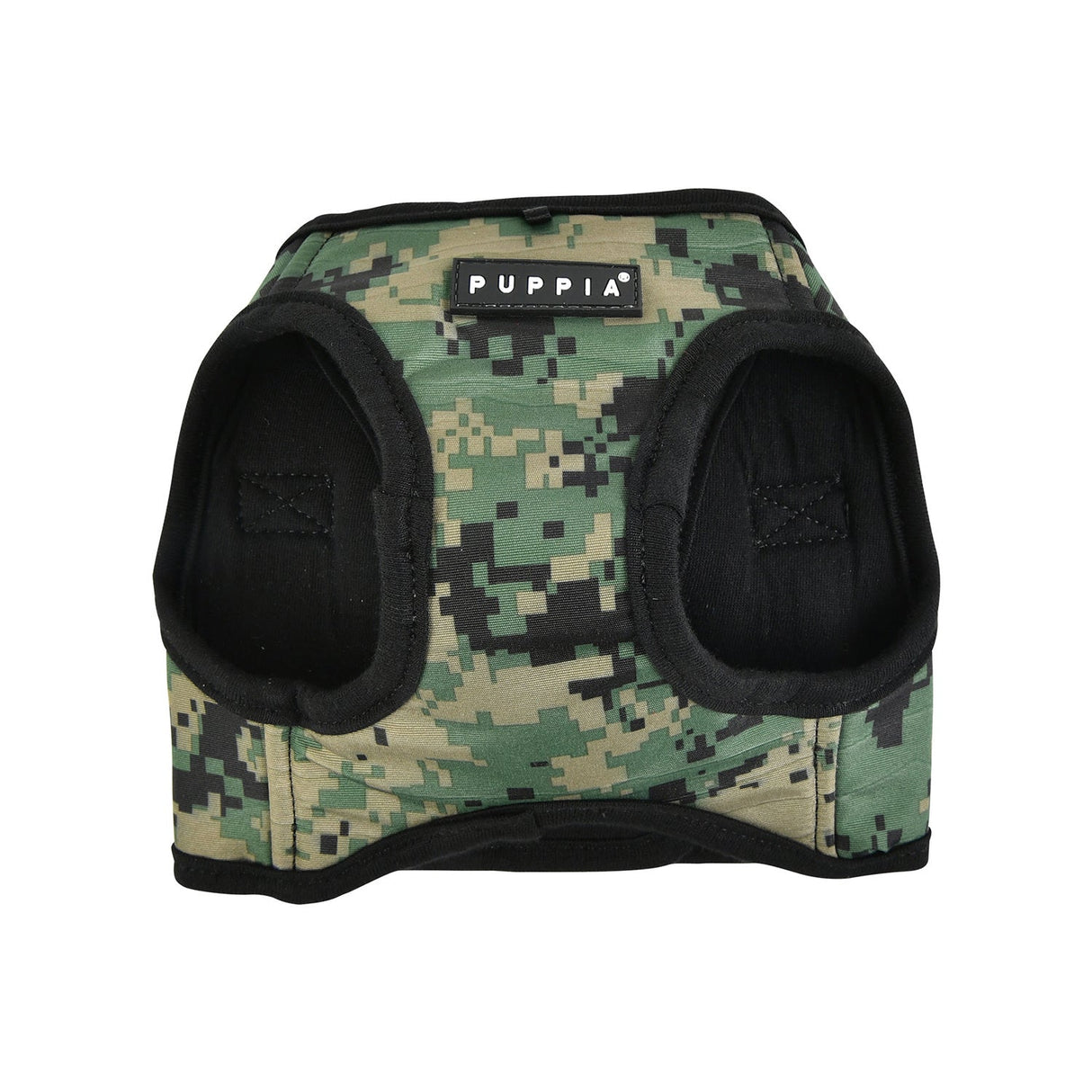 Puppia Harness model B Sentinel Khaki Camo - Premium hondentuig > honden harnas from Puppia - Just €20! Shop now at Frenkiezdogshop