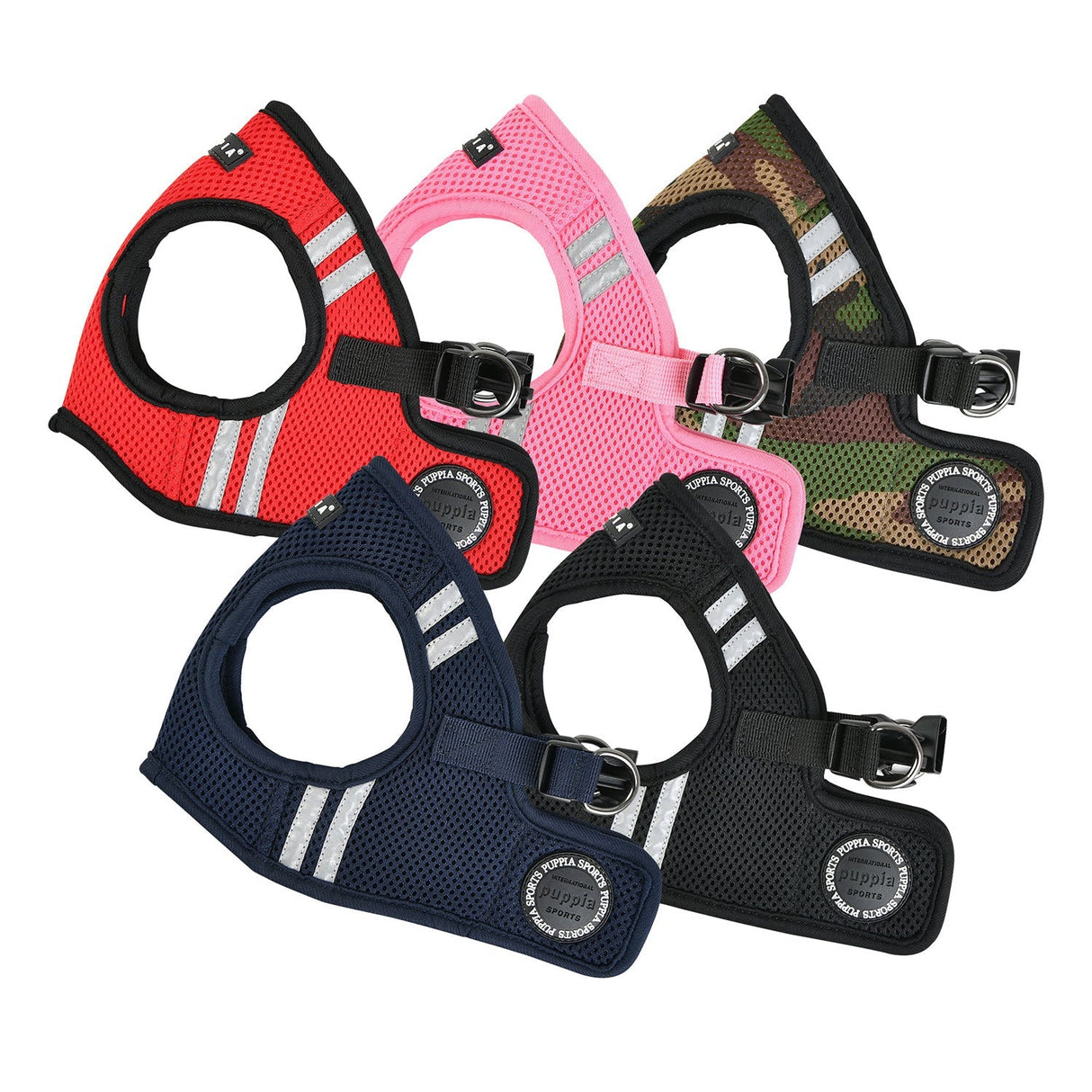 Puppia Soft Vest Harness PRO model B Navy hondentuig > honden harnas > model B Small