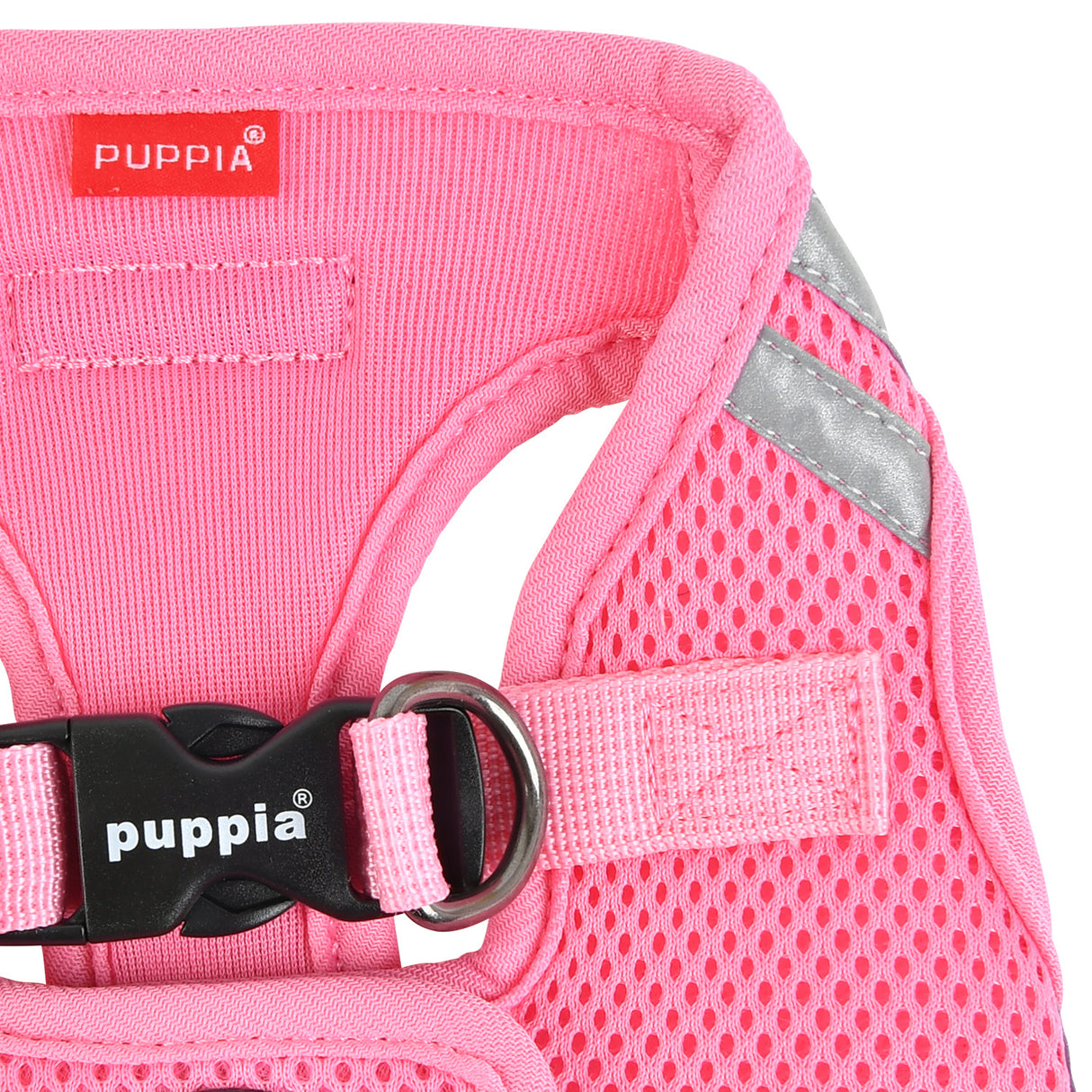 Puppia Soft Vest Harness PRO model B Pink - Premium hondentuig > honden harnas from Puppia - Just €23.99! Shop now at Frenkiezdogshop