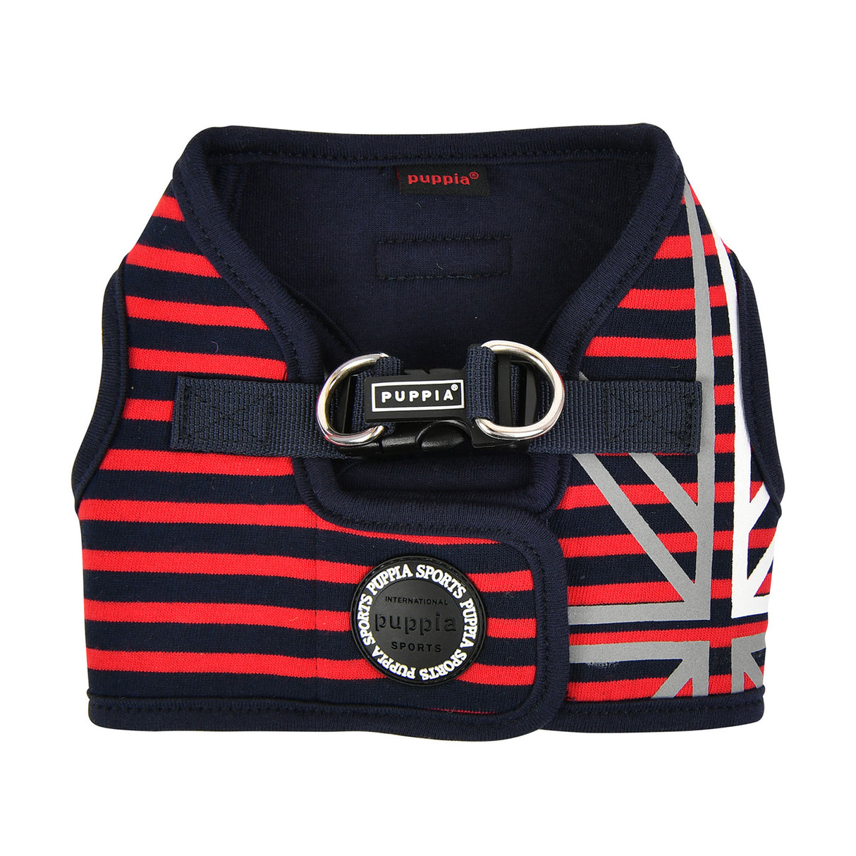 Puppia Briton Harness model B Red - Premium hondentuig > honden harnas from Puppia - Just €20! Shop now at Frenkiezdogshop
