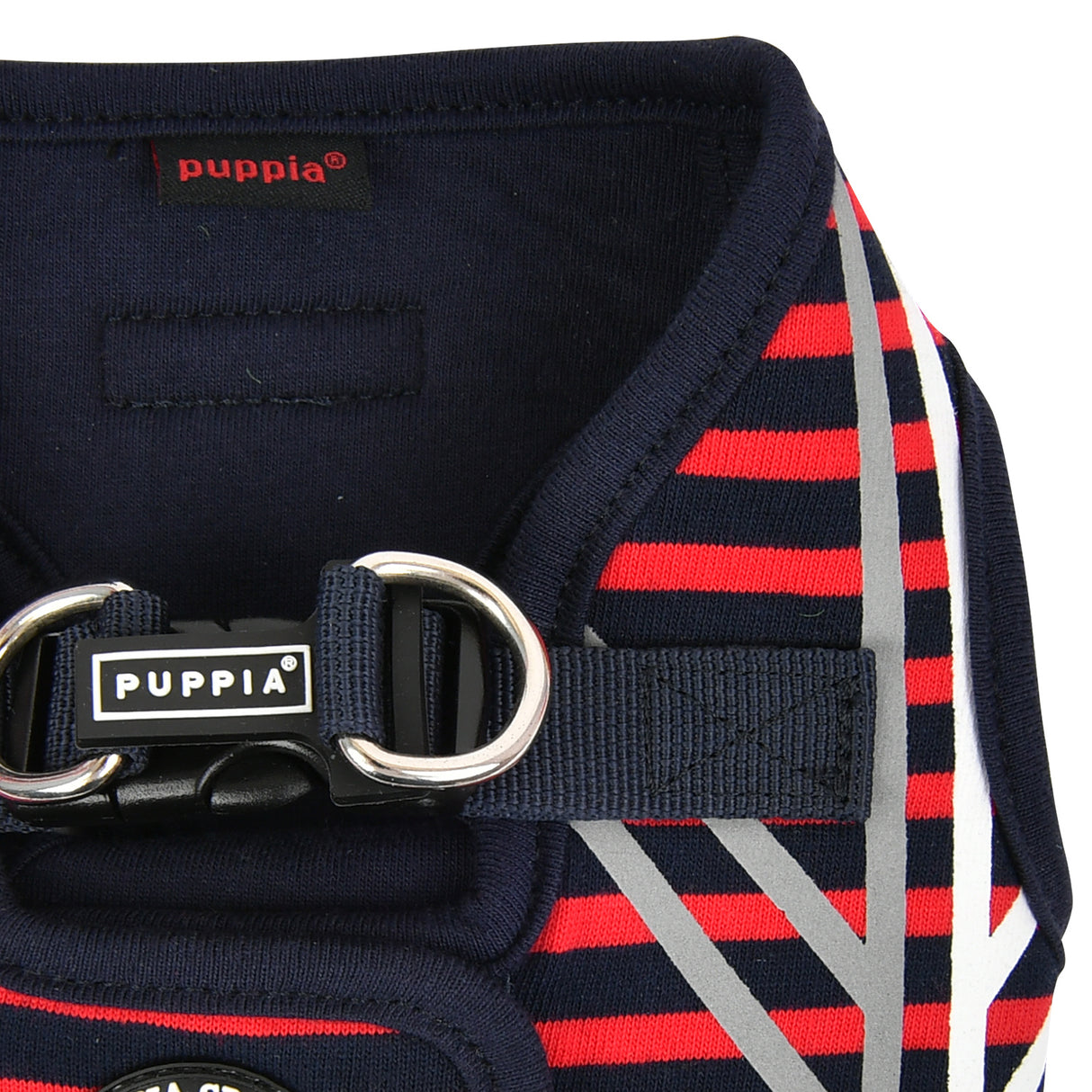 Puppia Briton Harness model B Red - Premium hondentuig > honden harnas from Puppia - Just €20! Shop now at Frenkiezdogshop