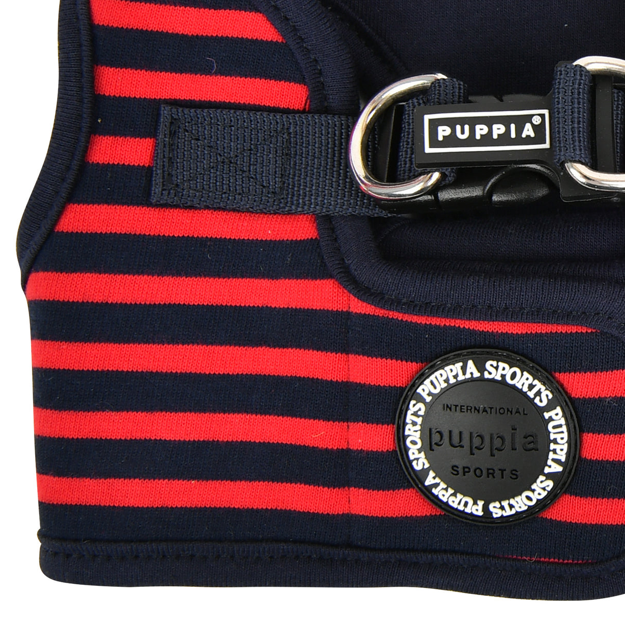 Puppia Briton Harness model B Red - Premium hondentuig > honden harnas from Puppia - Just €20! Shop now at Frenkiezdogshop