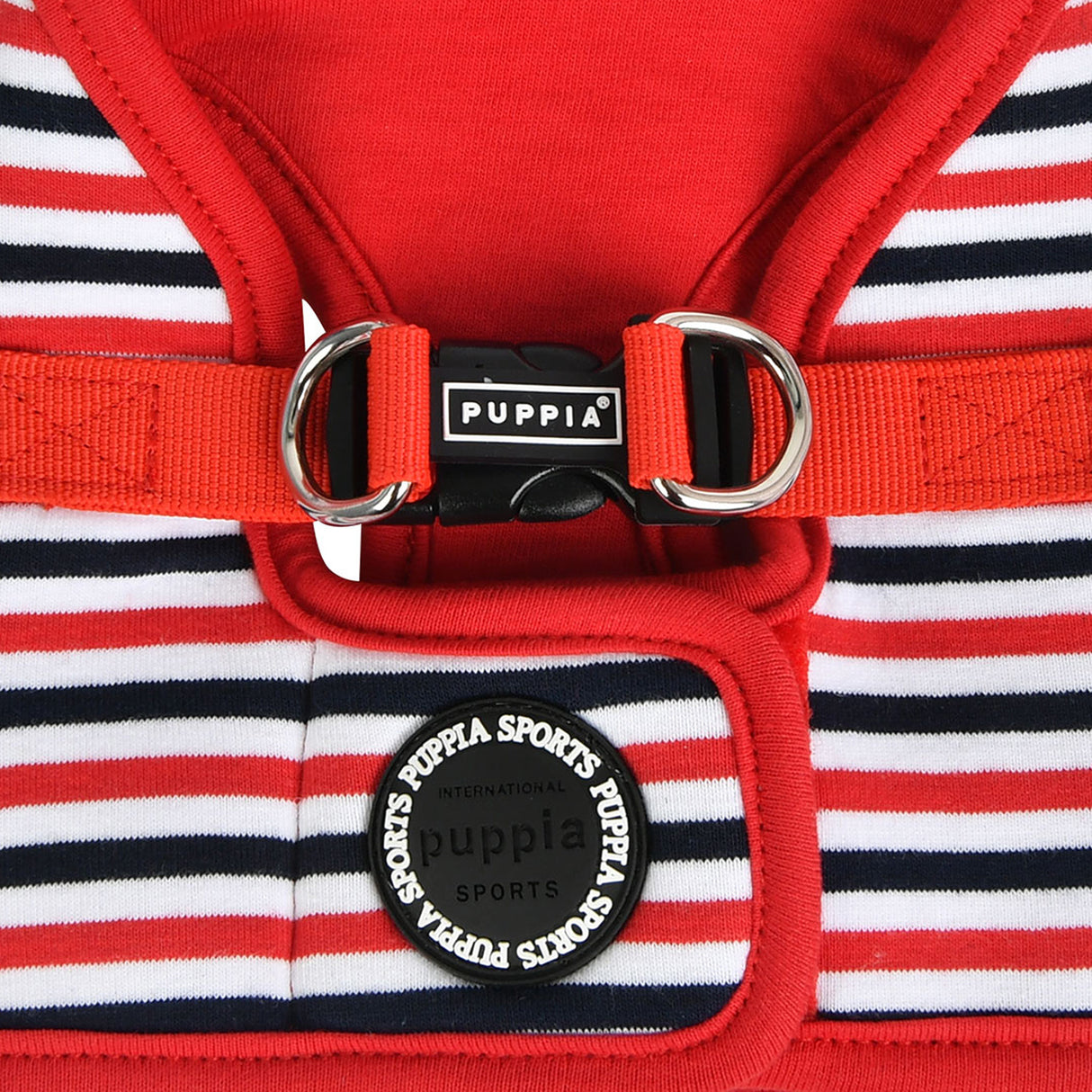 Puppia Seaman Vest Harness model B Red hondentuig > honden harnas > model B Small