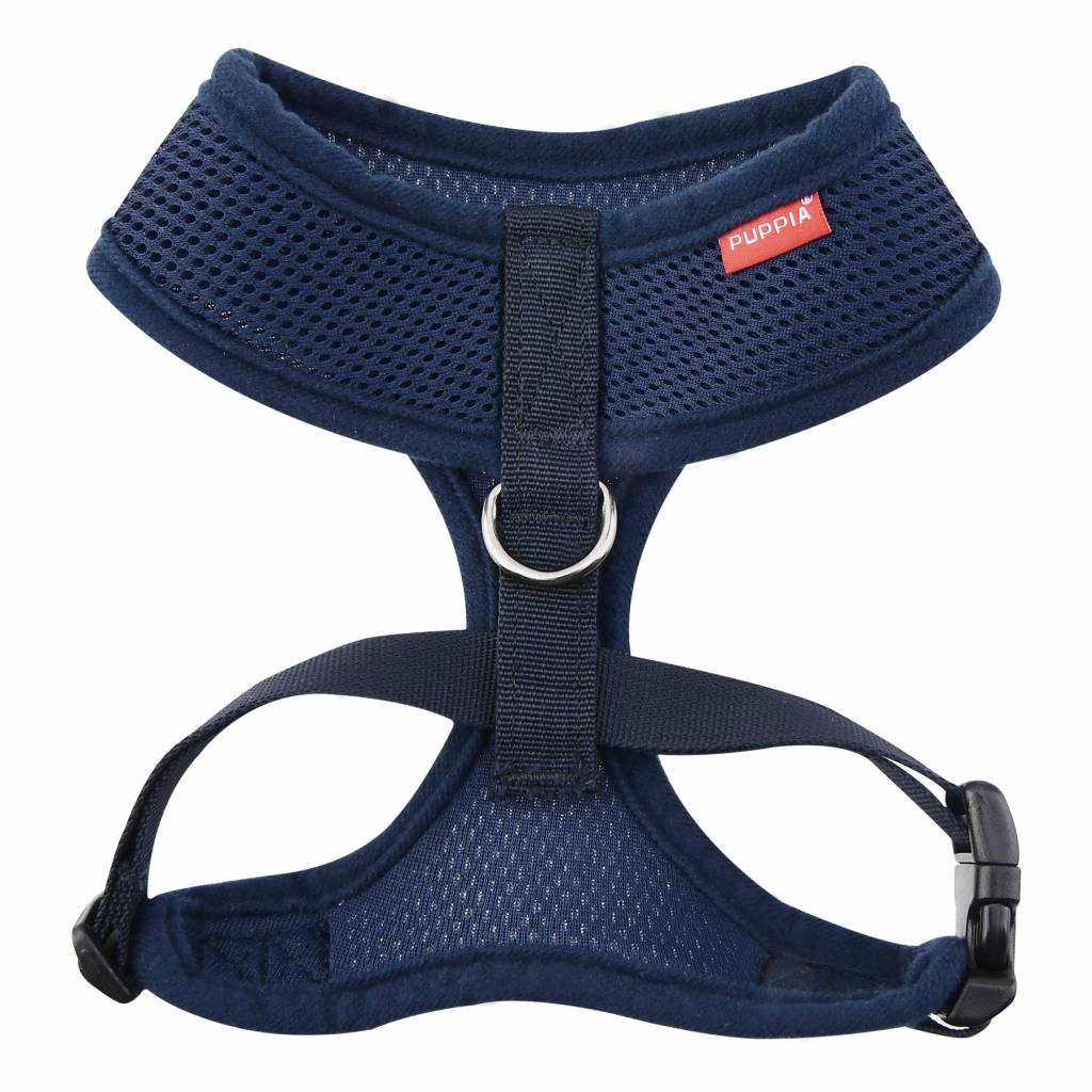 Puppia Soft Harness model A navy hondentuig > honden harnas > model A X - Small
