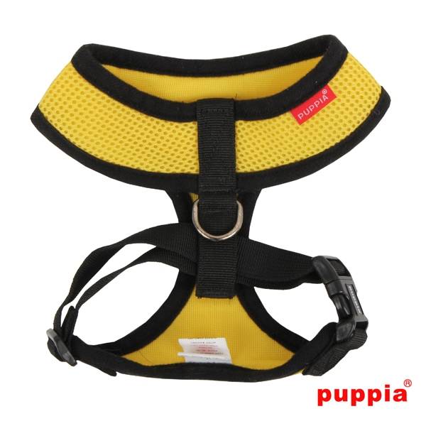 Puppia Soft Harness model A yellow hondentuig > honden harnas > model A X - Small