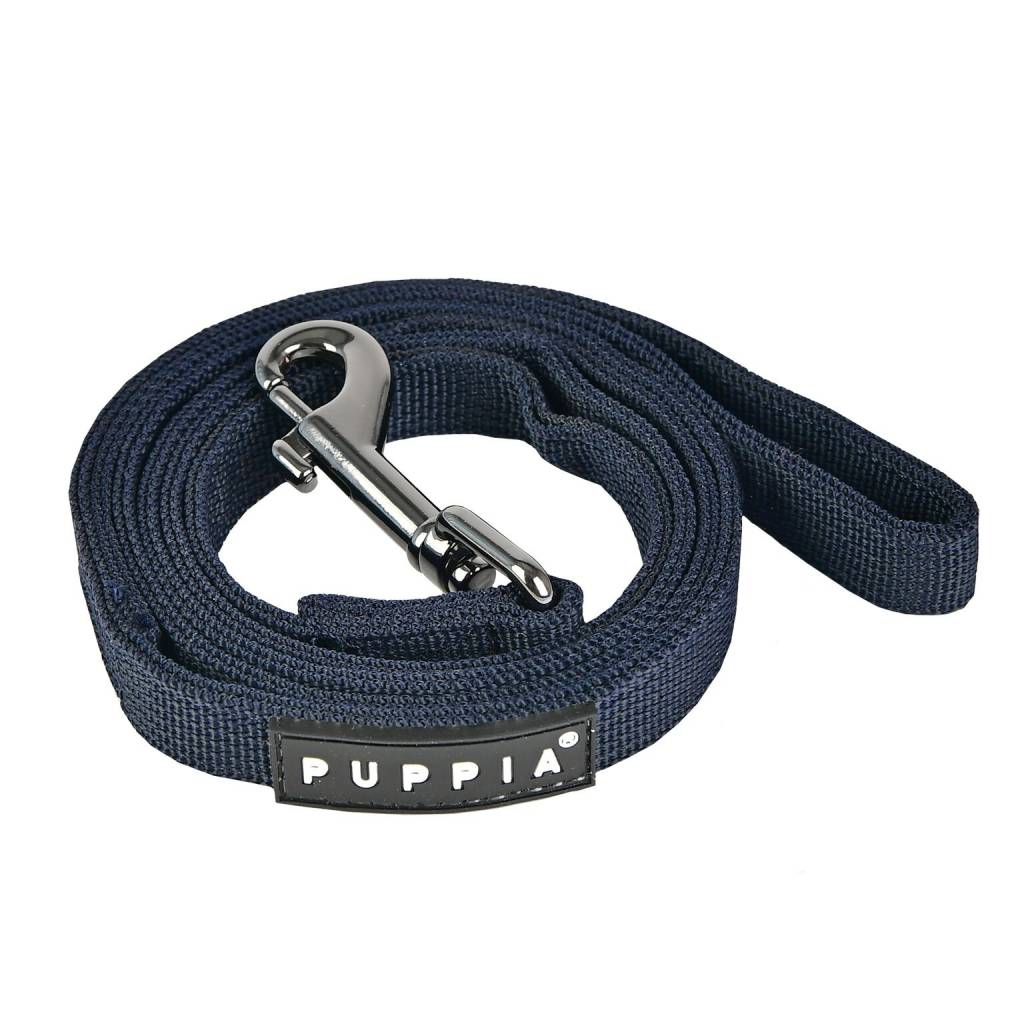 Puppia Two Tone Navy hondenriem > hondenlijn Small