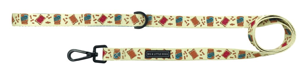 Big and Little Dogs lijn Peanut Butter Jelly Time - Premium hondenriem > hondenlijn from Big and Little Dogs - Just €10! Shop now at Frenkiezdogshop